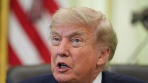 President Donald Trump pre-recorded the appearance in mid-June in the White House’s Oval Office (Jacquelyn Martin/AP) President Donald Trump pre-recorded the appearance in mid-June in the White House’s Oval Office (Jacquelyn Martin/AP)
