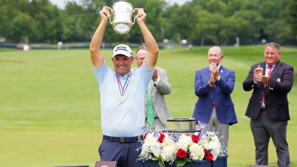 'It is not all fun': Pádraig Harrington becomes second player to win three US Senior Opens