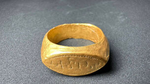The rings are thought to be more than 2,000 years old (The Fine Arts Department via AP) The rings are thought to be more than 2,000 years old (The Fine Arts Department via AP)
