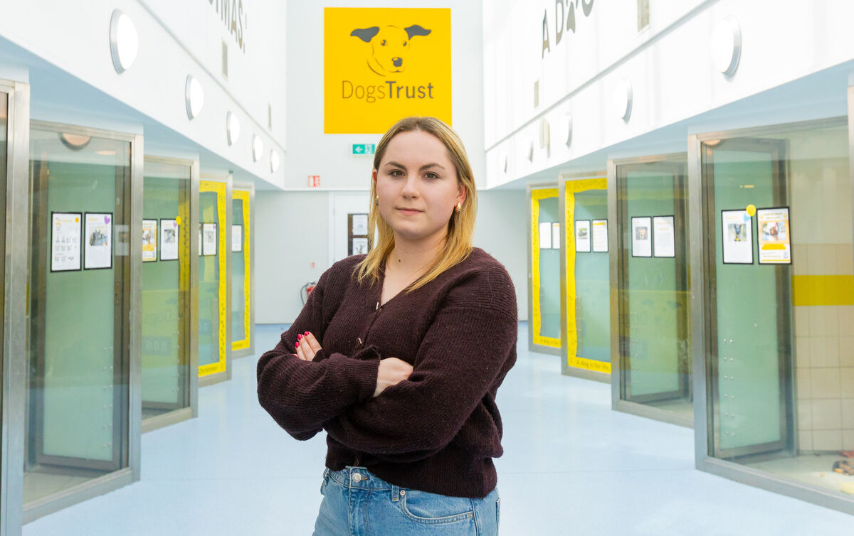 Paulina Padlo at the Dogs Trust Centre on the Ashbourne Road, Dublin. 'We don’t get any government funding.' Photo: Gareth Chaney Paulina Padlo at the Dogs Trust Centre on the Ashbourne Road, Dublin. 'We don’t get any government funding.' Photo: Gareth Chaney
