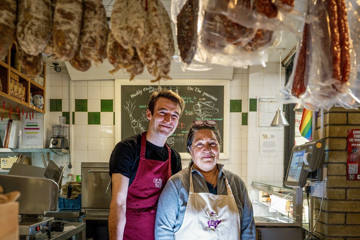 Owen and Isabelle Sheridan behind the counter at On the Pig’s Back in the English Market, Cork. Picture: Chani Anderson Owen and Isabelle Sheridan behind the counter at On the Pig’s Back in the English Market, Cork. Picture: Chani Anderson