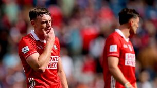 <p>Cork's Robbie O'Flynn dejected after the defeat by Galway. Pic: ©INPHO/Ryan Byrne</p> <p>Cork's Robbie O'Flynn dejected after the defeat by Galway. Pic: ©INPHO/Ryan Byrne</p>