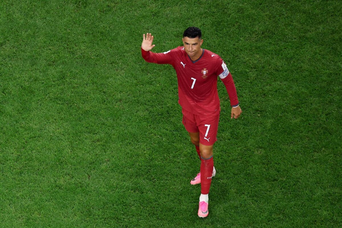 Portugal's Cristiano Ronaldo reacts after Portugal lost to Spain. Pic: AP Photo/Sam Hodde. Portugal's Cristiano Ronaldo reacts after Portugal lost to Spain. Pic: AP Photo/Sam Hodde.