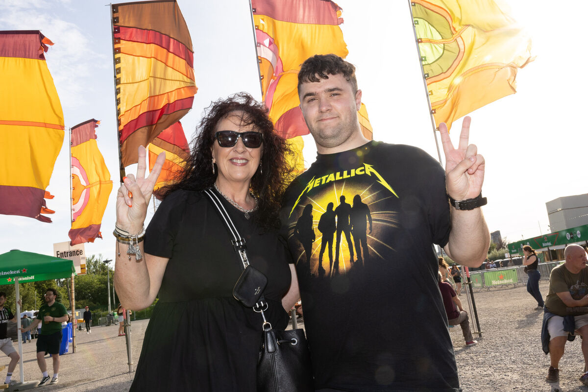 Sharon and Brian Murray, Cloyne going to see Kneecap at Live At The Marquee. Picture: Darragh Kane Sharon and Brian Murray, Cloyne going to see Kneecap at Live At The Marquee. Picture: Darragh Kane