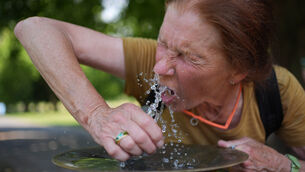 <p>A woman drinks from a drinking fountain in Greenwich Park, London after a rare red warning for extreme heat was issued in the UK last month. What has become palpably clear this summer, when temperatures have broken records across Europe, is that we are unequipped to withstand the effects of human-made climate change.</p> <p>A woman drinks from a drinking fountain in Greenwich Park, London after a rare red warning for extreme heat was issued in the UK last month. What has become palpably clear this summer, when temperatures have broken records across Europe, is that we are unequipped to withstand the effects of human-made climate change.</p>