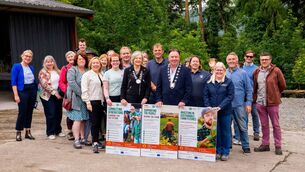 <p>Councillors Deirdre O'Brien and Tommy O'Sullivan attended the launch of the new Ballyhoura Farmers Health &amp; Wellbeing Network.</p>