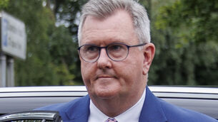 <p>Sir Jeffrey Donaldson arrives at Newry Crown Court (Liam McBurney/PA)</p> <p>Sir Jeffrey Donaldson arrives at Newry Crown Court (Liam McBurney/PA)</p>