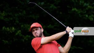<p>David Howard tees off at the Men’s and Women’s Interprovincial Championship at Knightsbrook in 2025. Pic: Inpho, Andrew Conan.</p> <p>David Howard tees off at the Men’s and Women’s Interprovincial Championship at Knightsbrook in 2025. Pic: Inpho, Andrew Conan.</p>