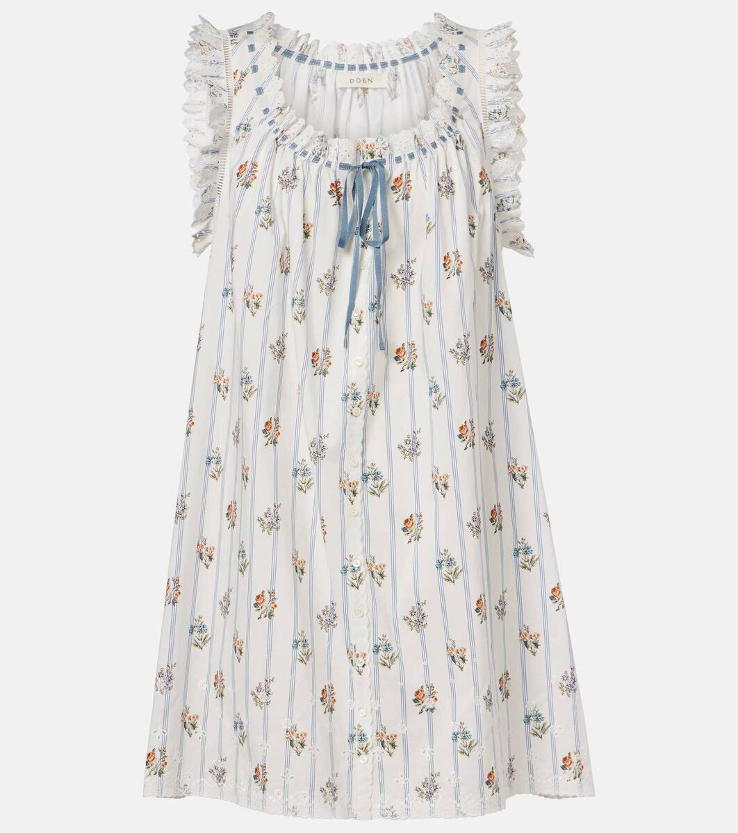 Floral Cotton Dress, €360, Doen at MYTHERESA Floral Cotton Dress, €360, Doen at MYTHERESA