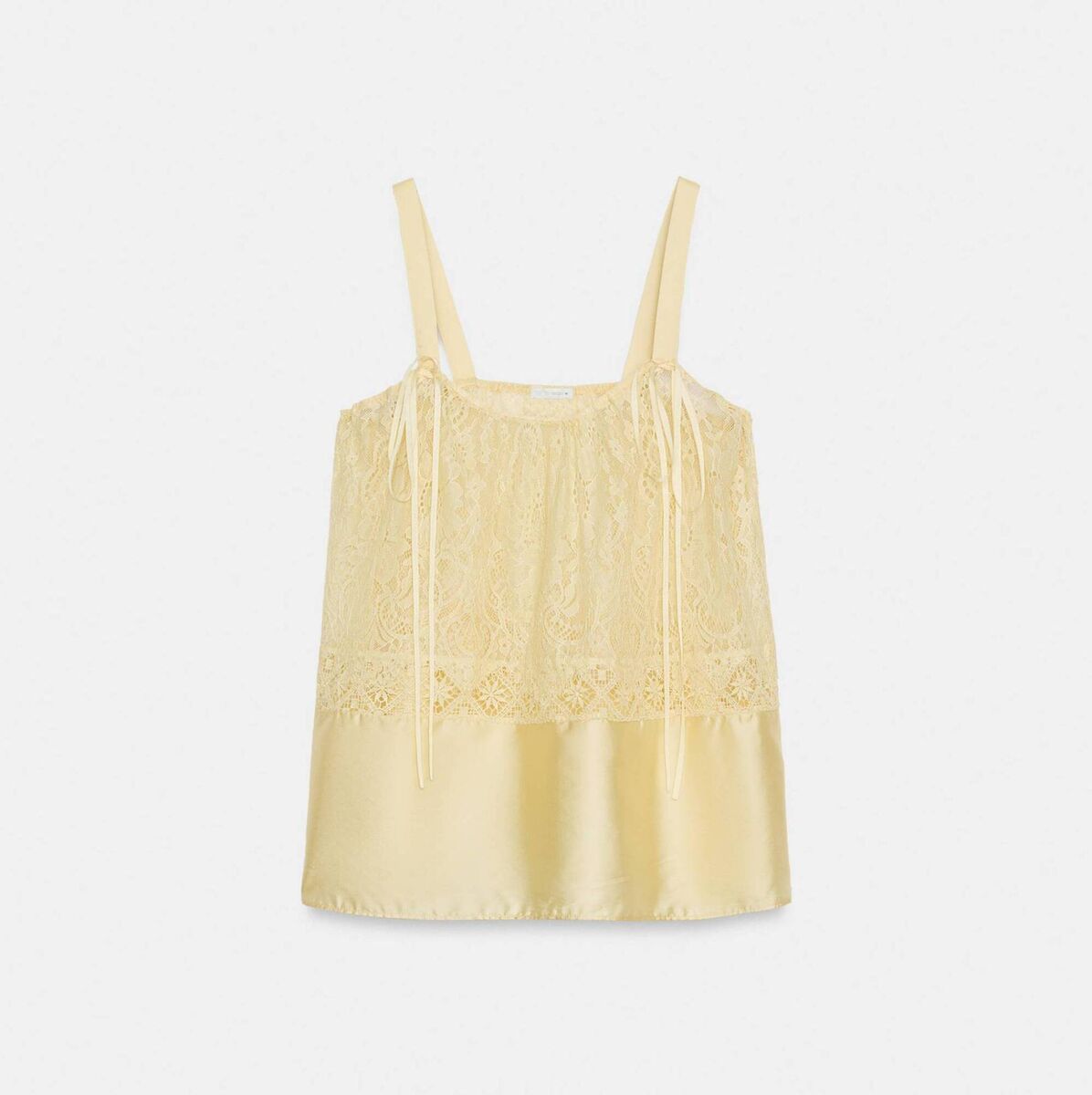 Satin & Lace Cami Top, €35.95, Zara Satin & Lace Cami Top, €35.95, Zara