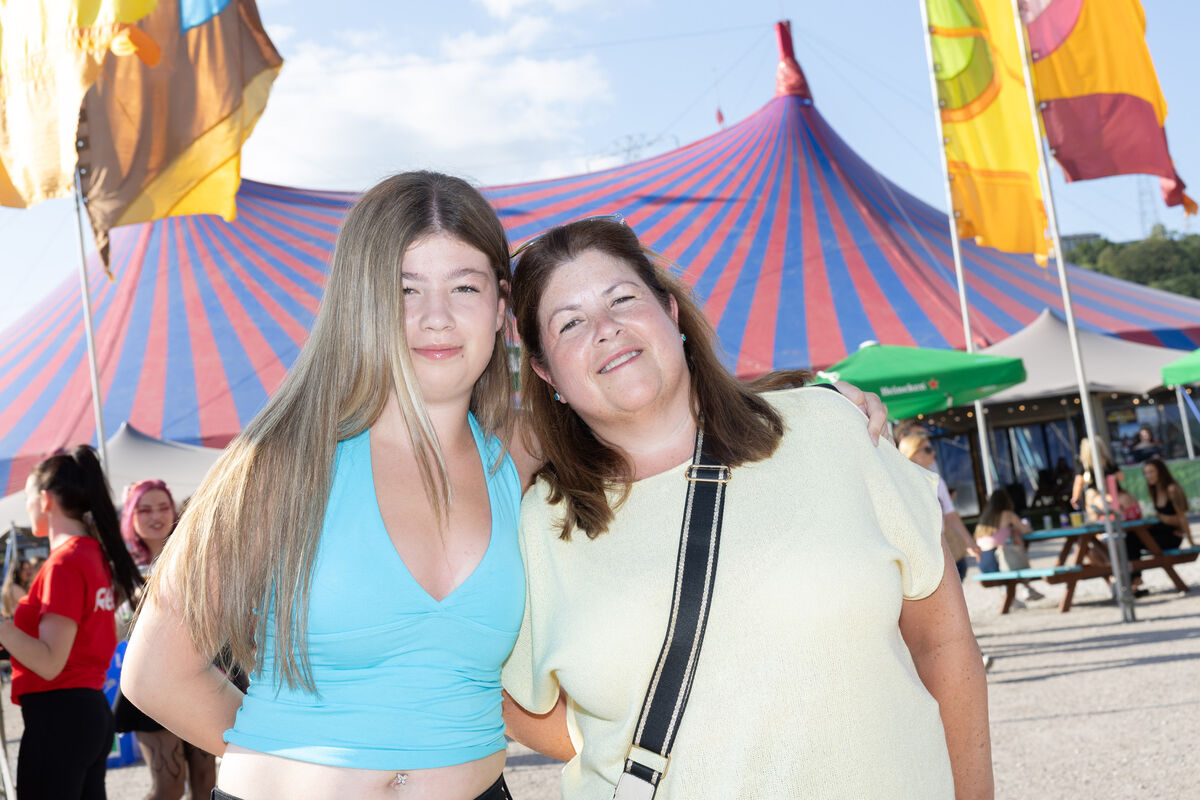 Caoimhe and Dee Farrissey, Crosshaven, Co Cork, were heading for Kesha's Live At The Marquee gig in Cork this evening. Picture: Darragh Kane Caoimhe and Dee Farrissey, Crosshaven, Co Cork, were heading for Kesha's Live At The Marquee gig in Cork this evening. Picture: Darragh Kane