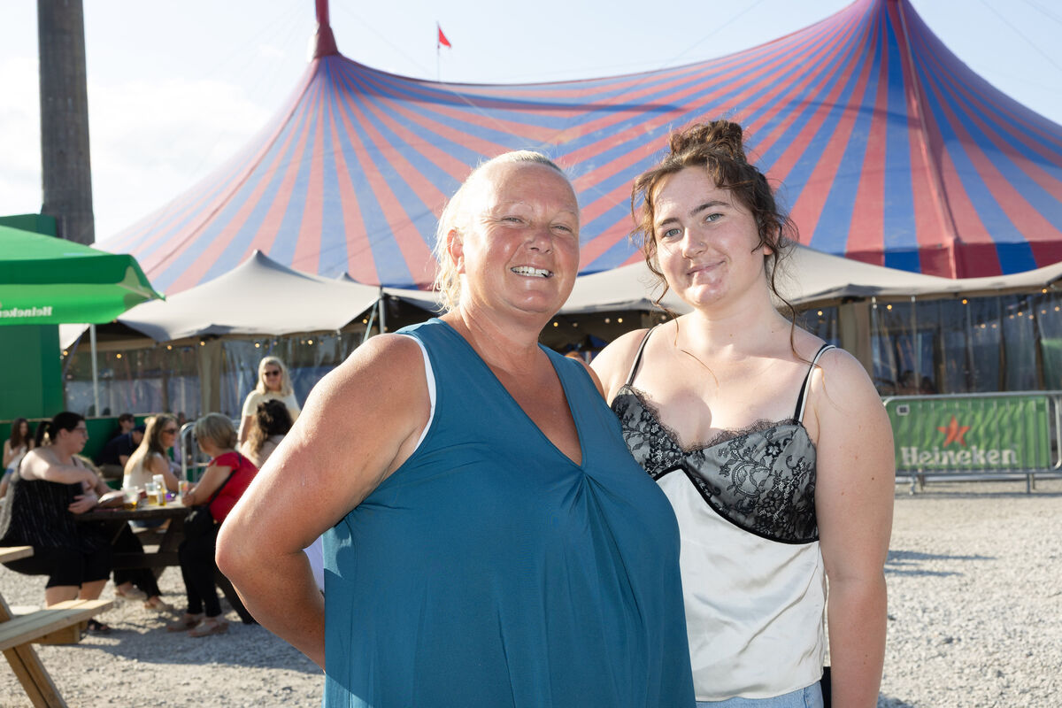 Lorraine and Róisín Goggin arriving at Live At The Marquee in Cork to see Kesha. Picture: Darragh Kane Lorraine and Róisín Goggin arriving at Live At The Marquee in Cork to see Kesha. Picture: Darragh Kane