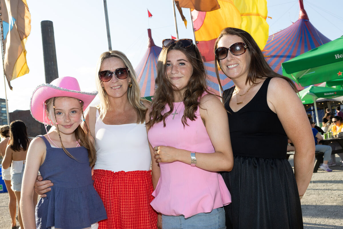 Holly Taylor, Karen Taylor, Kayla O’Flynn, and Sharon O’Flynn, Mallow, arriving for the Kesha gig at Live At The Marquee in Cork on Tuesday evening. Picture: Darragh Kane Holly Taylor, Karen Taylor, Kayla O’Flynn, and Sharon O’Flynn, Mallow, arriving for the Kesha gig at Live At The Marquee in Cork on Tuesday evening. Picture: Darragh Kane