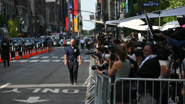 <p>Taylor Swift and Travis Kelce chose Madison Square Garden, which was a different location entirely to the one I had suggested. Picture: Angela Weiss / AFP via Getty Images</p>