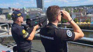 <p>The French officers are members of the SPAD — or drone unit — of the French Republican Guard and were based in Cork for five days. Picture: High Risk Security Network</p> <p>The French officers are members of the SPAD — or drone unit — of the French Republican Guard and were based in Cork for five days. Picture: High Risk Security Network</p>