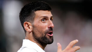 <p>Novak Djokovic was unhappy the roof was closed on Centre Court (Adam Davy/PA)</p> <p>Novak Djokovic was unhappy the roof was closed on Centre Court (Adam Davy/PA)</p>