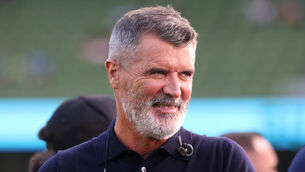<p>Roy Keane has been a top watch from his chair in front of ITV’s stunning New York backdrop. </p>