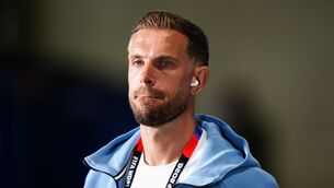 <p>England's Jordan Henderson, who has undergone successful surgery in Kansas City. Pic: Bradley Collyer/PA Wire.</p>