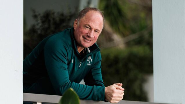 <p>DIRECTING: “There's an argument, high-performance, where does it start and where does it stop? There'd be a view that high-performance is really only at the top of Irish rugby," muses David Humphreys. Pic: Ben Brady, Inpho</p>