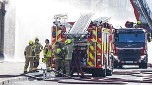 <p>Firefighters at the scene of the blaze at the old Debenhams building on Princes Street in Edinburgh. Picture: Jane Barlow/PA Wire.</p> <p>Firefighters at the scene of the blaze at the old Debenhams building on Princes Street in Edinburgh. Picture: Jane Barlow/PA Wire.</p>