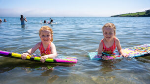 <p> Twins Éabha and Aoife Hanrahan from white Cross enjoying the recent bout of hot weather at Fountainstown beach. Picture: Noel Sweeney</p> <p> Twins Éabha and Aoife Hanrahan from white Cross enjoying the recent bout of hot weather at Fountainstown beach. Picture: Noel Sweeney</p>