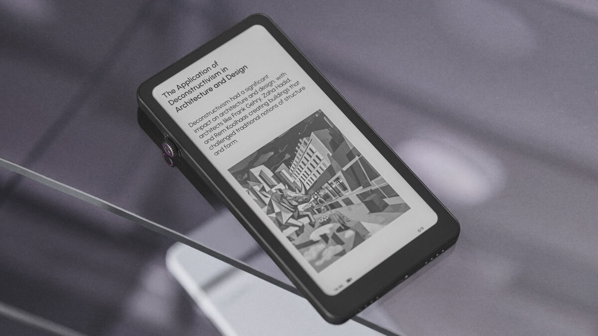 The glare-free Carta 1200 screen remains perfectly legible even when reading in bright sunlight. Picture: DuRoBo The glare-free Carta 1200 screen remains perfectly legible even when reading in bright sunlight. Picture: DuRoBo