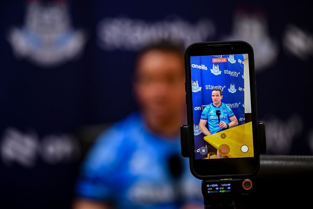 Manager Ger Brennan during the Dublin GAA Media Event at Parnell Park. Picture: Shauna Clinton/Sportsfile