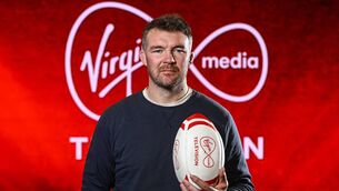 <p>Irish rugby icon and Munster legend Peter O'Mahony at Virgin Media Television Studios. Picture: Ben McShane/Sportsfile</p>