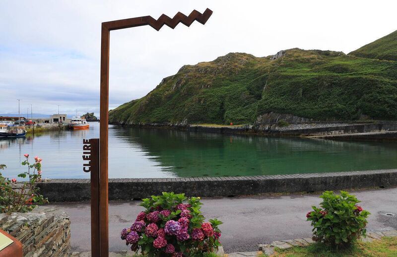 Cape Clear's Wild Atlantic Way signpost