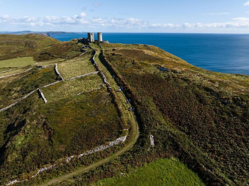  Old Lighthouse Ruins and Signal Tower on Cape Clear Island