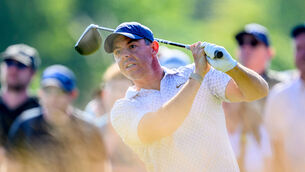 <p>Rory McIlroy of Ireland tees off the eleventh during day one of the Genesis Scottish Open.</p> <p>Rory McIlroy of Ireland tees off the eleventh during day one of the Genesis Scottish Open.</p>