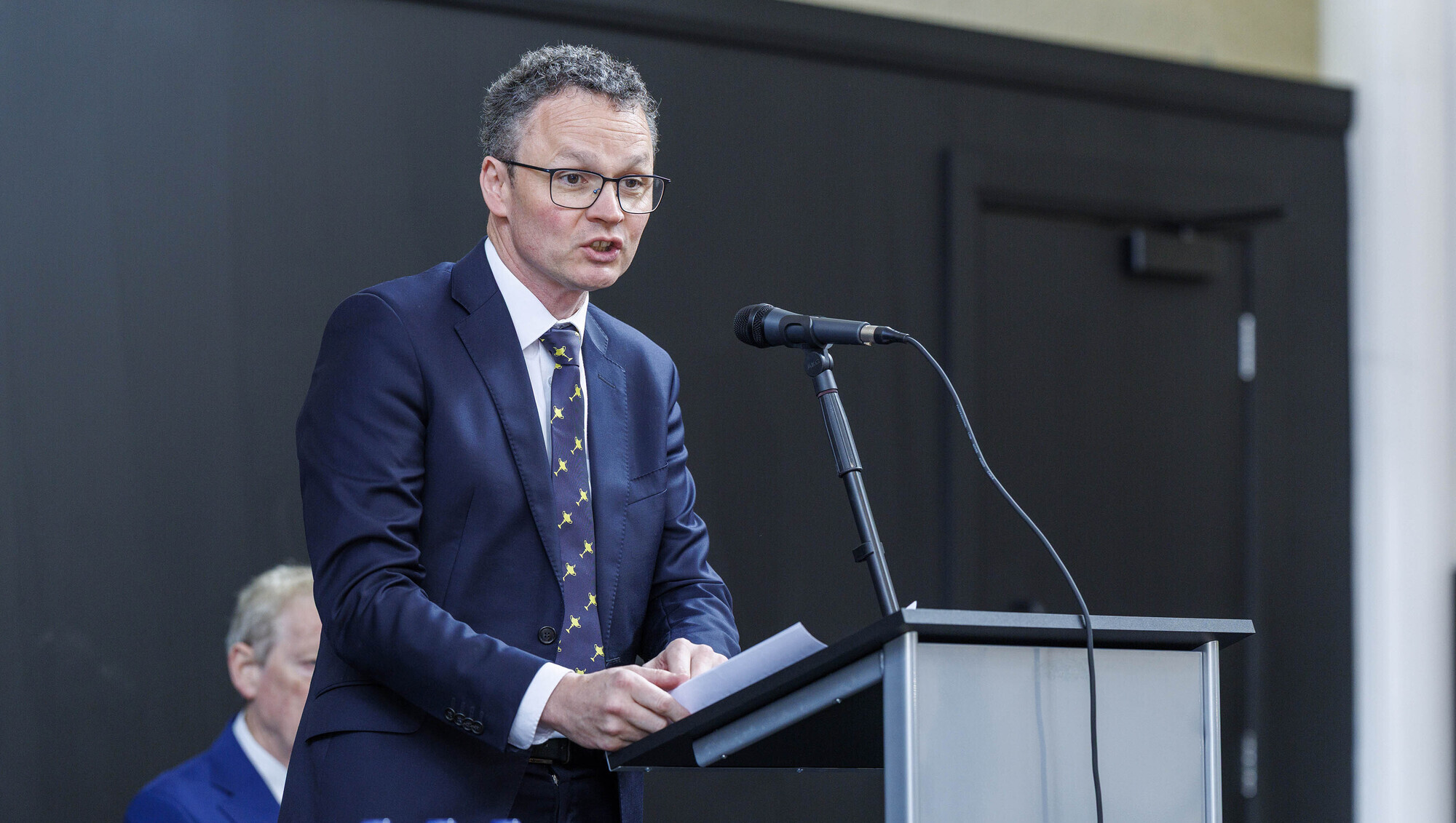 Media minister Patrick O'Donovan hospitalised in Brussels