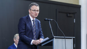 <p>Minister Patrick O'Donovan was in Brussels when he became unwell and was hospitalised. Pic Arthur Ellis</p> <p>Minister Patrick O'Donovan was in Brussels when he became unwell and was hospitalised. Pic Arthur Ellis</p>
