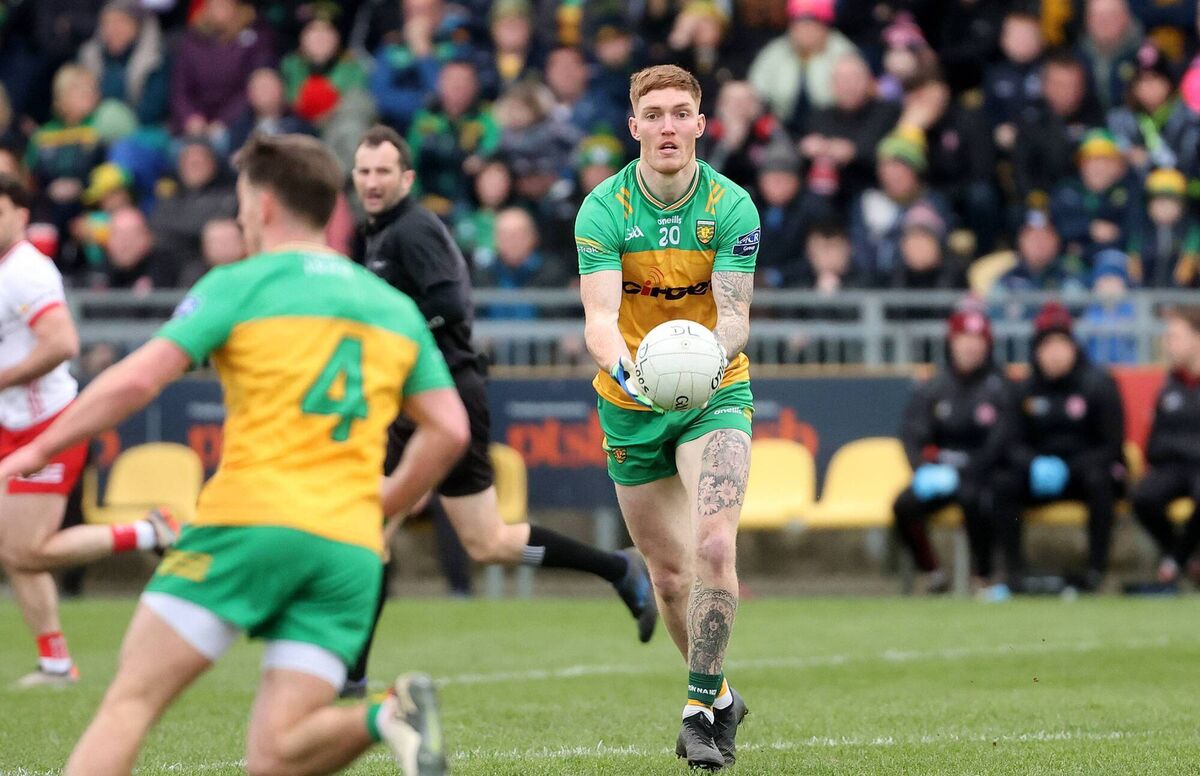 Jonny Carlin in action for Donegal in last year's Allianz League. Pic: ©INPHO/Bryan Keane Jonny Carlin in action for Donegal in last year's Allianz League. Pic: ©INPHO/Bryan Keane