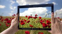 Nature photography with tablet