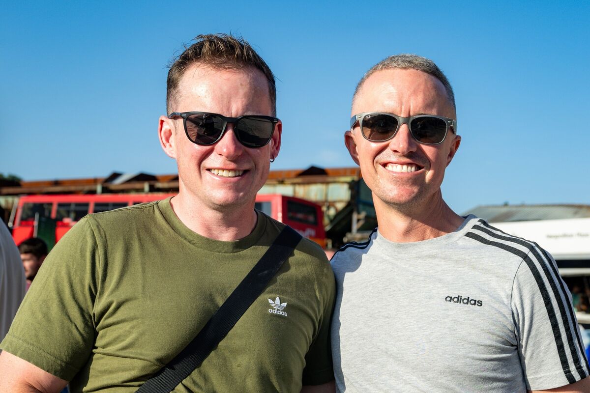 Shane McAuliffe and Bryan Desmond from Crosshaven ready to see Tom Grennan. Picture: Chani Anderson Shane McAuliffe and Bryan Desmond from Crosshaven ready to see Tom Grennan. Picture: Chani Anderson