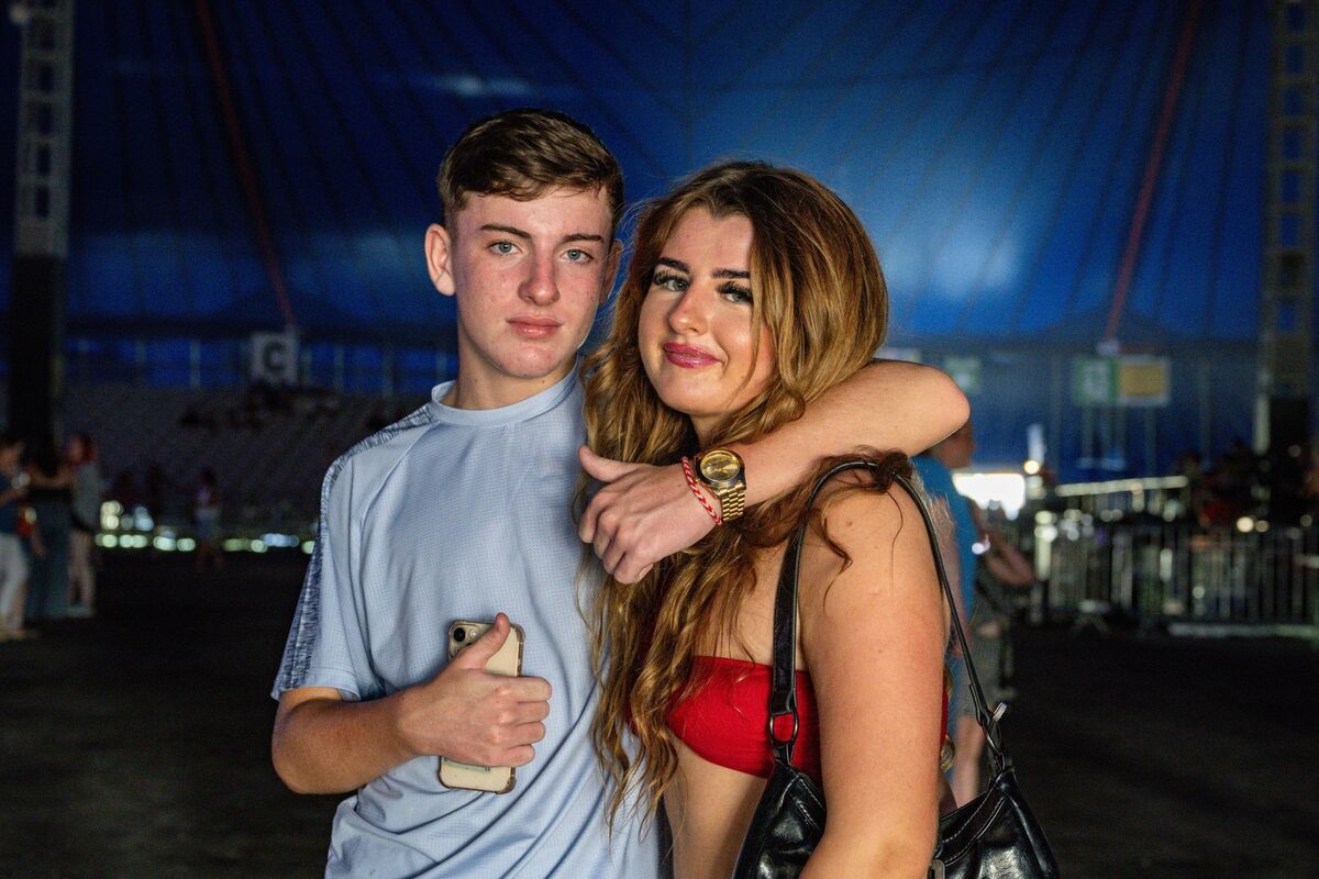 Jadyn Cronin from Knocknaheeney and Leah O’Sullivan from Douglas at Live at the Marquee for Tom Grennan. Picture: Chani Anderson Jadyn Cronin from Knocknaheeney and Leah O’Sullivan from Douglas at Live at the Marquee for Tom Grennan. Picture: Chani Anderson