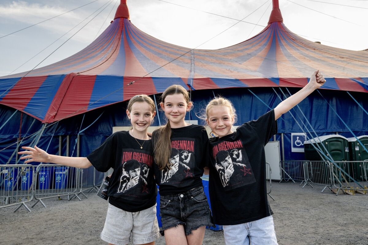 Mega fans Caoimhe Daly, Megan Kearney and Millie Aherne from Fermoy at Live at the Marquee. Picture: Chani Anderson Mega fans Caoimhe Daly, Megan Kearney and Millie Aherne from Fermoy at Live at the Marquee. Picture: Chani Anderson