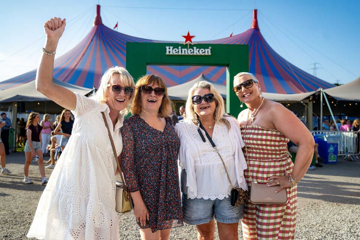 Ailish Buie, Isabel Jones, Karen O’Connell, and Trisha O’Gorman from Mitchelstown at the Tom Grennan concert. Picture: Chani Anderson Ailish Buie, Isabel Jones, Karen O’Connell, and Trisha O’Gorman from Mitchelstown at the Tom Grennan concert. Picture: Chani Anderson
