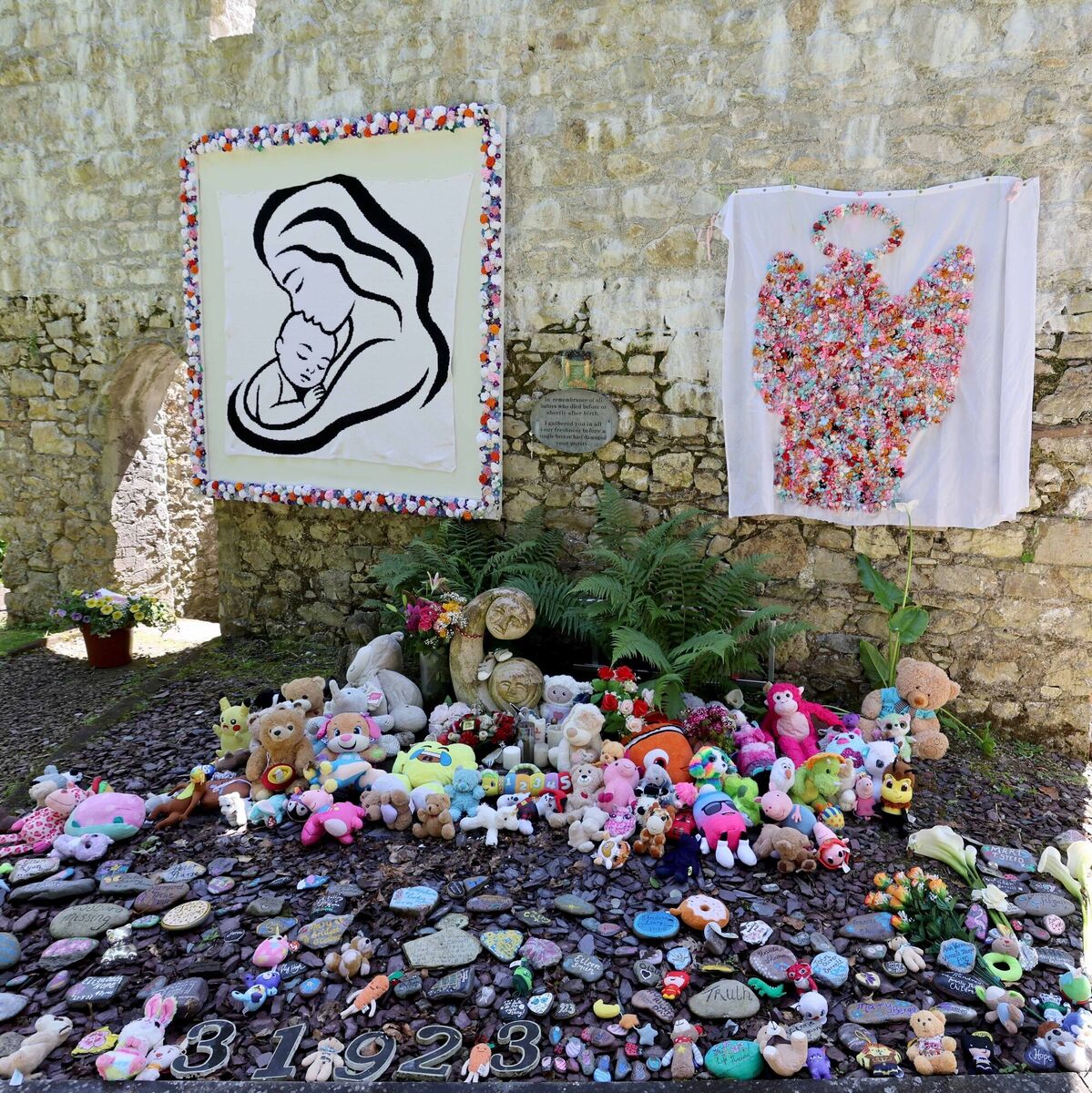 Items left during the Bessborough annual summer commemoration in June. Picture: Jim Coughlan Items left during the Bessborough annual summer commemoration in June. Picture: Jim Coughlan