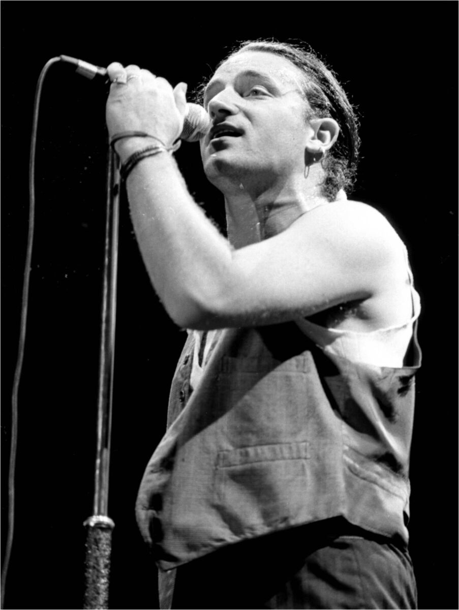 Bono of U2 at Páirc Uí Chaoimh in 1987. Picture: Irish Examiner Archive Bono of U2 at Páirc Uí Chaoimh in 1987. Picture: Irish Examiner Archive