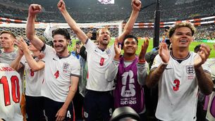 <p>SUPER EIGHTS: England are three wins away from World Cup glory. Pic: Nick Potts/PA</p>