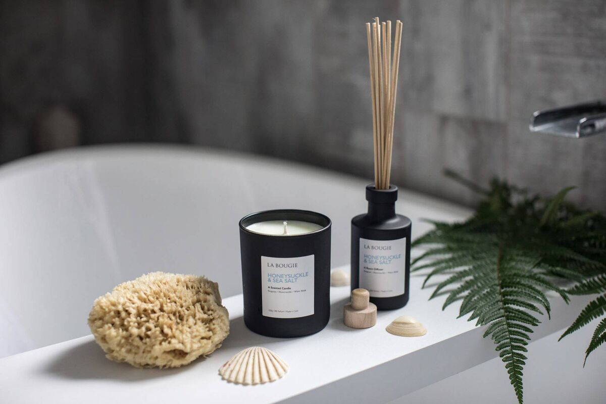 Honeysuckle and Sea Salt candle by La Bougie Honeysuckle and Sea Salt candle by La Bougie