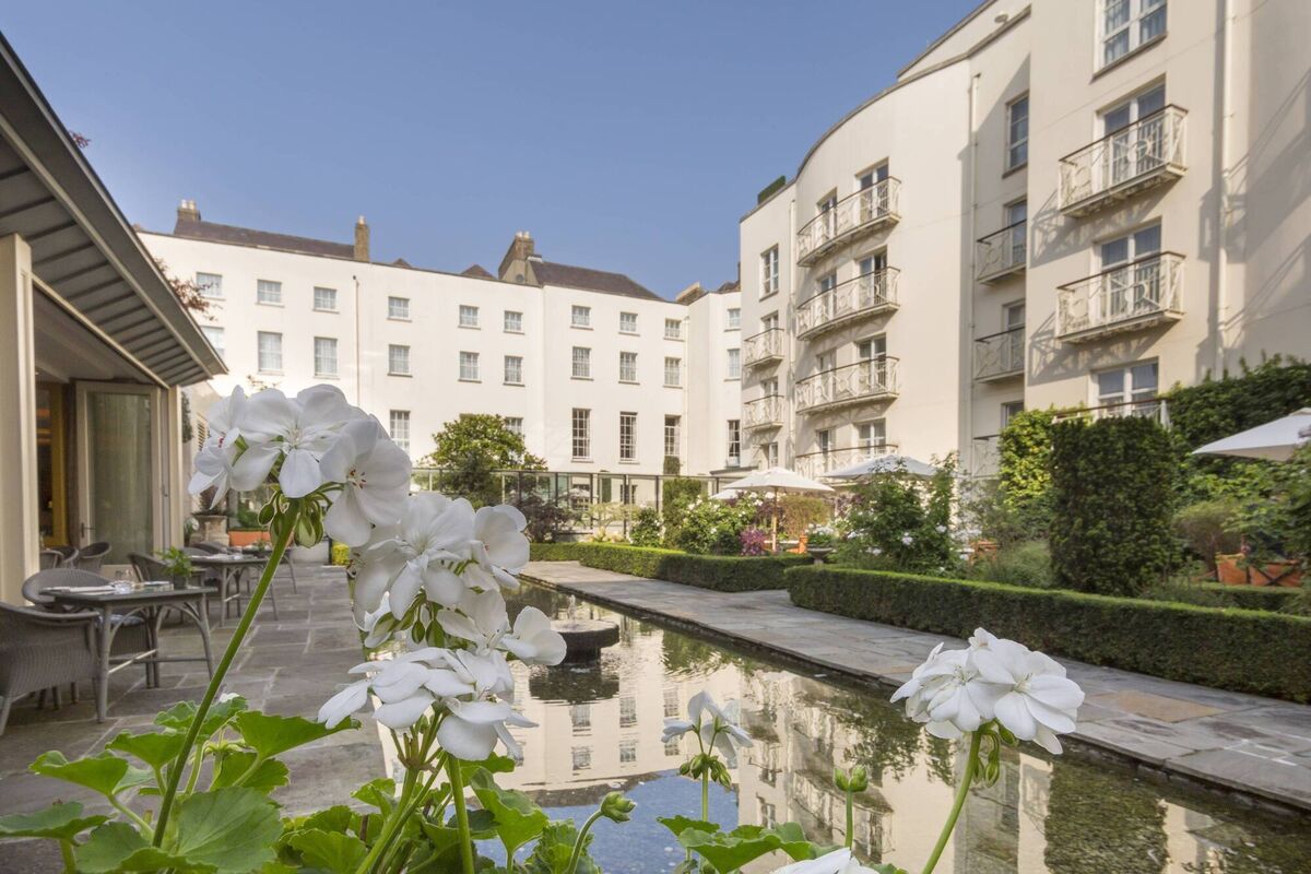 The Merrion Hotel Garden Room and terrace The Merrion Hotel Garden Room and terrace