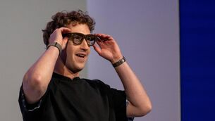 <p>Mark Zuckerberg, chief executive officer of Meta Platforms Inc., wears a pair of Meta Ray-Ban Display AI glasses during the Meta Connect event in Menlo Park, California, US, on Wednesday, Sept. 17, 2025. Photographer: David Paul Morris/Bloomberg via Getty Images</p> <p>Mark Zuckerberg, chief executive officer of Meta Platforms Inc., wears a pair of Meta Ray-Ban Display AI glasses during the Meta Connect event in Menlo Park, California, US, on Wednesday, Sept. 17, 2025. Photographer: David Paul Morris/Bloomberg via Getty Images</p>