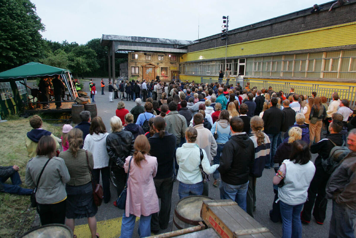 The audience at the Corcadorca production of The Merchant of Venice at the Old Distillery, North Mall. Picture: Neil Danton / News Digital The audience at the Corcadorca production of The Merchant of Venice at the Old Distillery, North Mall. Picture: Neil Danton / News Digital
