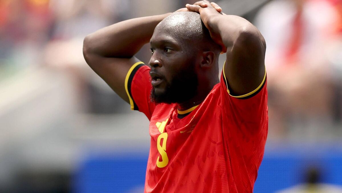 Romelu Lukaku of Belgium during his side's clash with Iran at Los Angeles Stadium on June 21. Picture: Jamie Squire/Getty Images