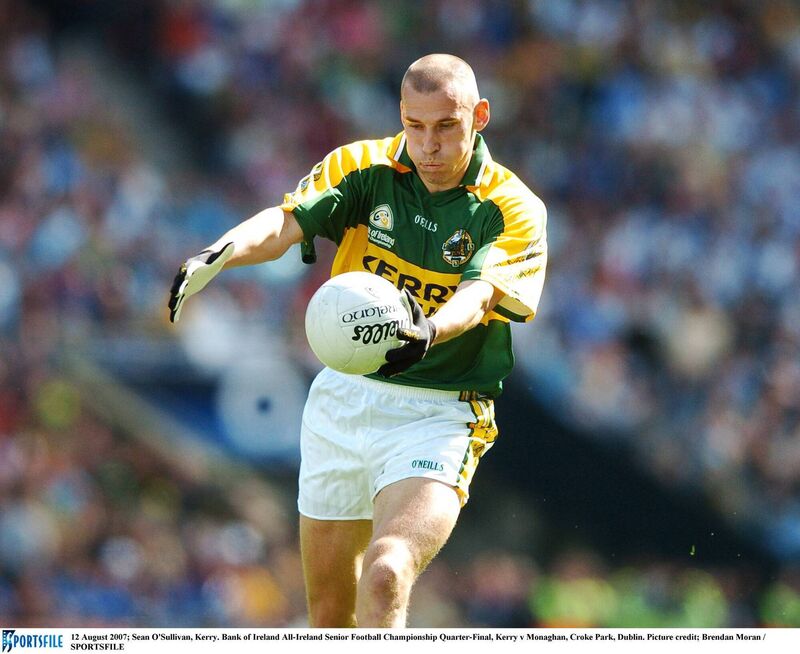Kerry's Sean O'Sullivan during the 2007 All-Ireland All-Ireland quarter-final with Monaghan. Pic: Brendan Moran / SPORTSFILE Kerry's Sean O'Sullivan during the 2007 All-Ireland All-Ireland quarter-final with Monaghan. Pic: Brendan Moran / SPORTSFILE