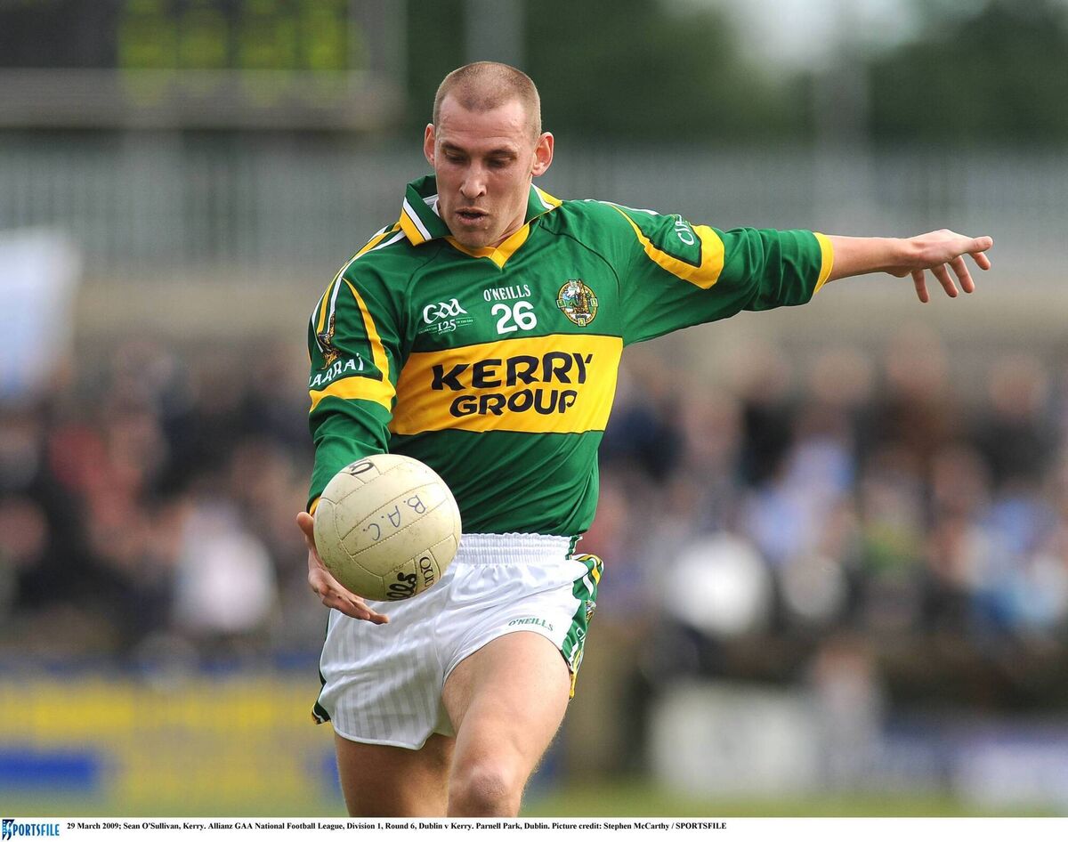 Kerry's Sean O'Sullivan during a league match with Dublin in 2009. Picture: Stephen McCarthy / SPORTSFILE Kerry's Sean O'Sullivan during a league match with Dublin in 2009. Picture: Stephen McCarthy / SPORTSFILE