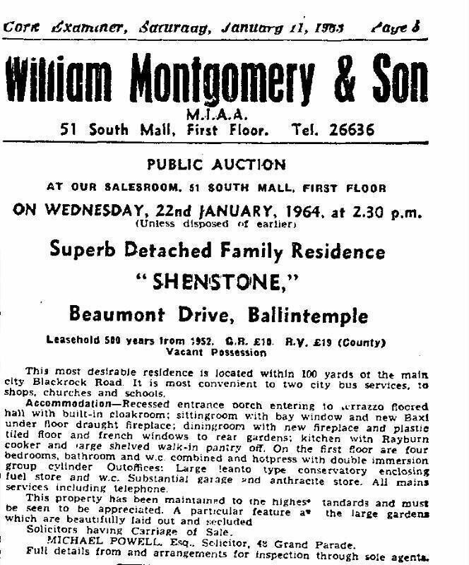 Cork Examiner Saturday January 11, 1964